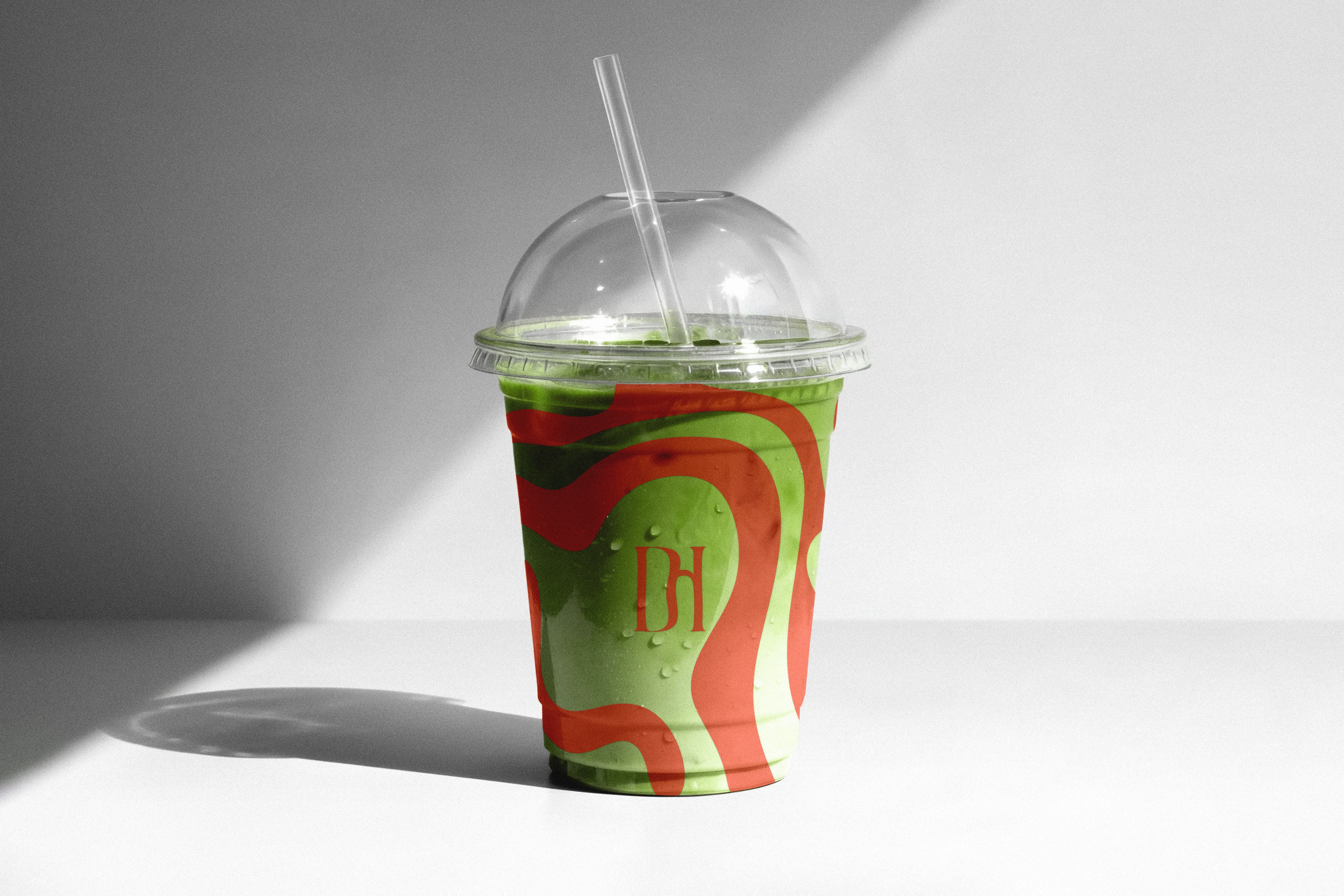 Plastic cup mockup variation 3